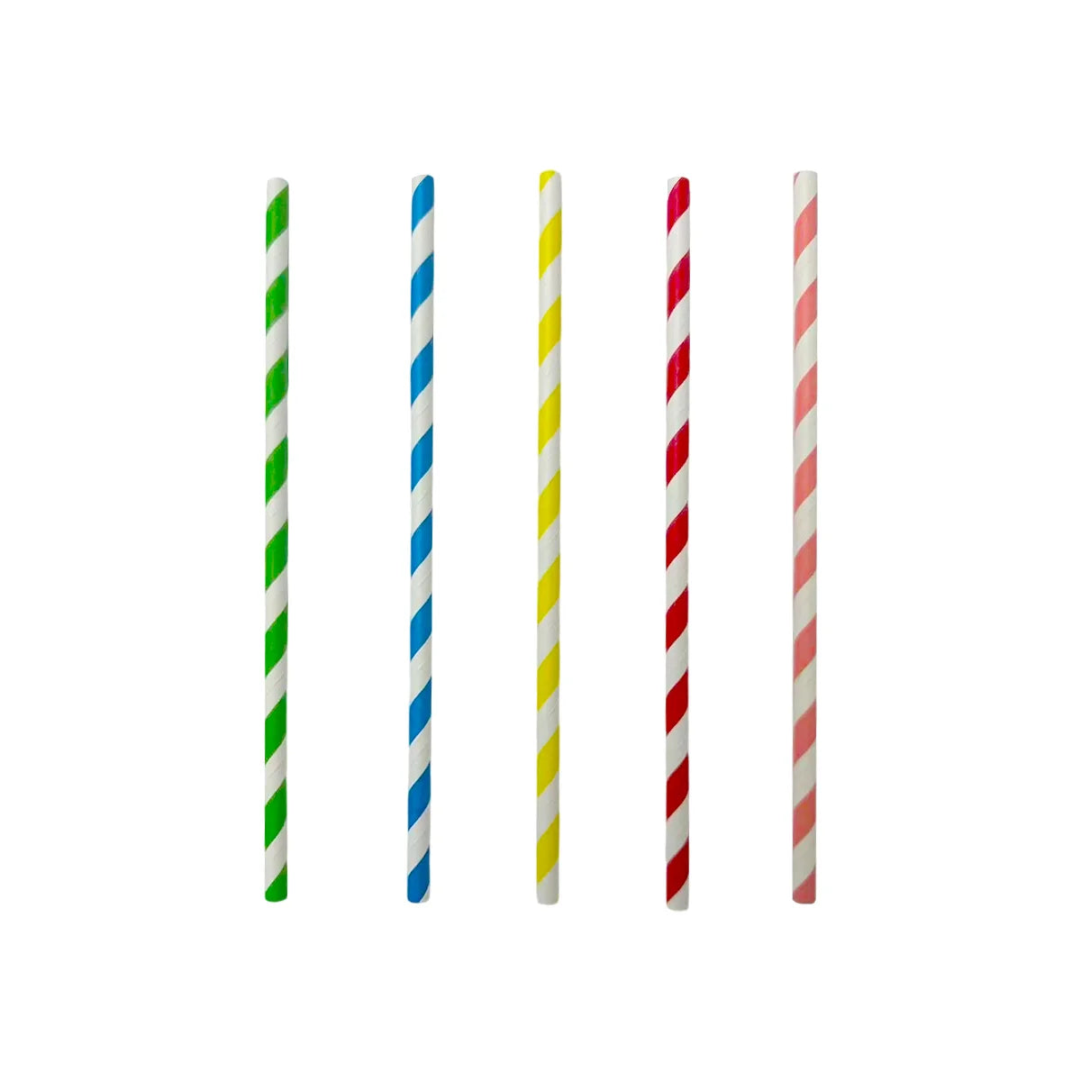 Stripe Paper Straws 50pk