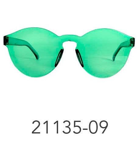 Party Glasses Perspex Wayfarer Green image 0