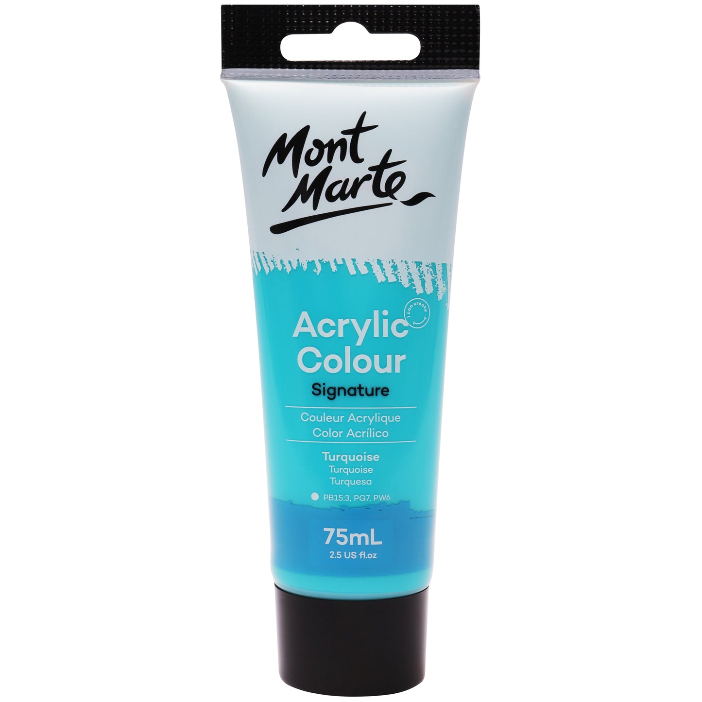 Acrylic Colour Paint 75ml - Turquoise image 0