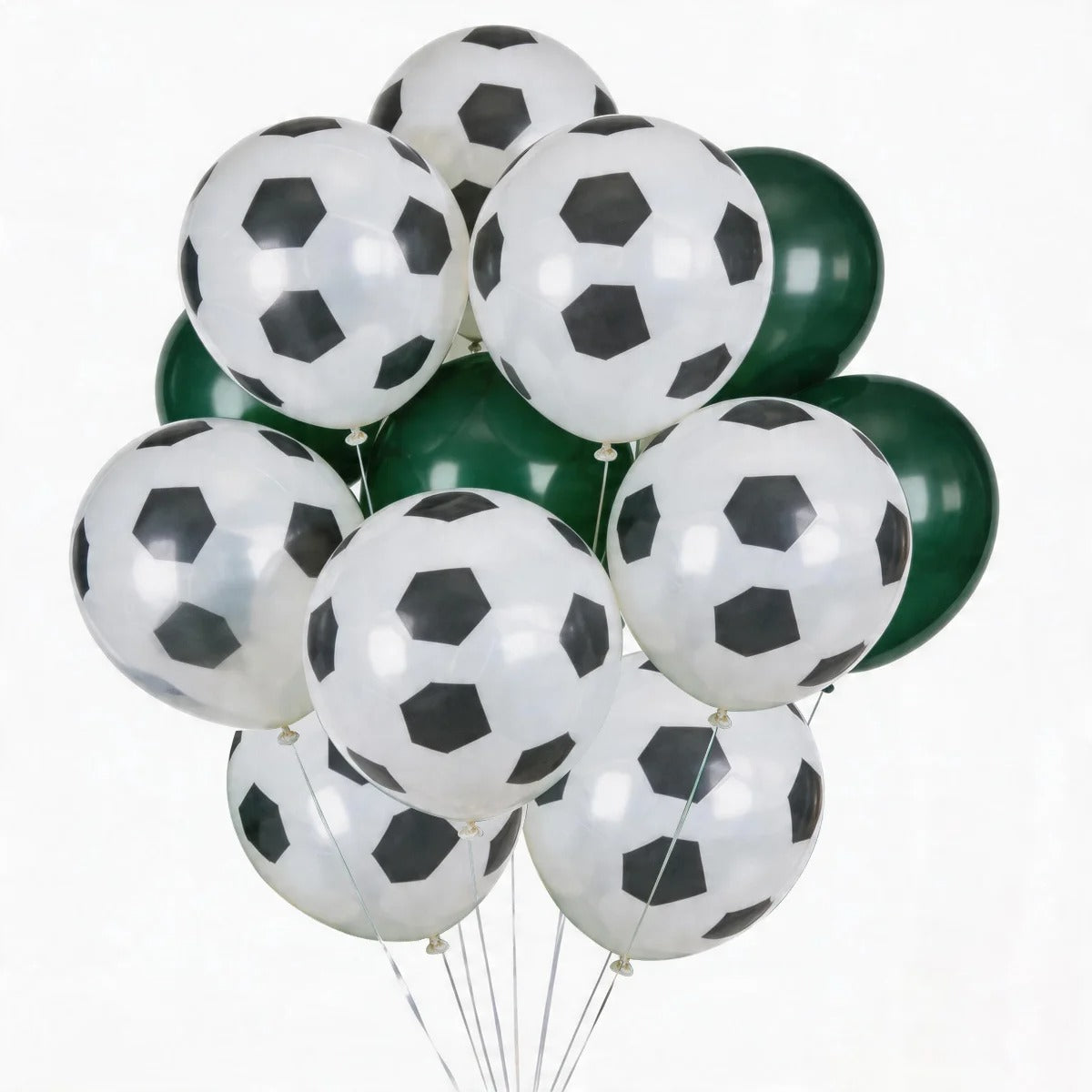 Soccer 30cm Latex Balloons 12pk
