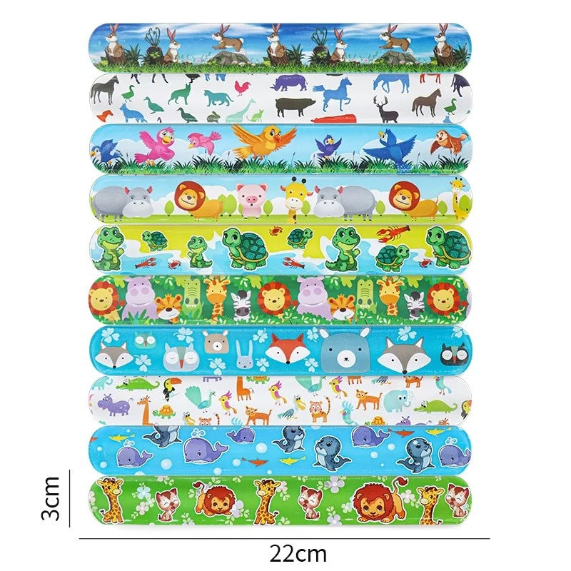 Party Favors - 8pk Slap Bracelets