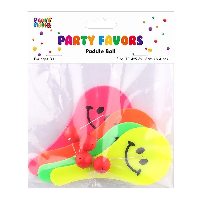 Party Favors - 12pk Paddle Ball
