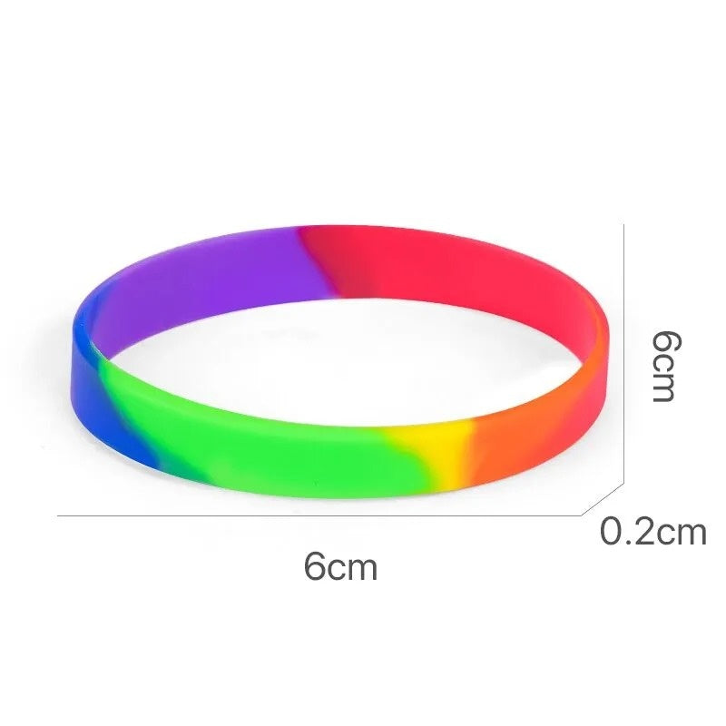 Party Favors - 12pk Rainbow Wristbands