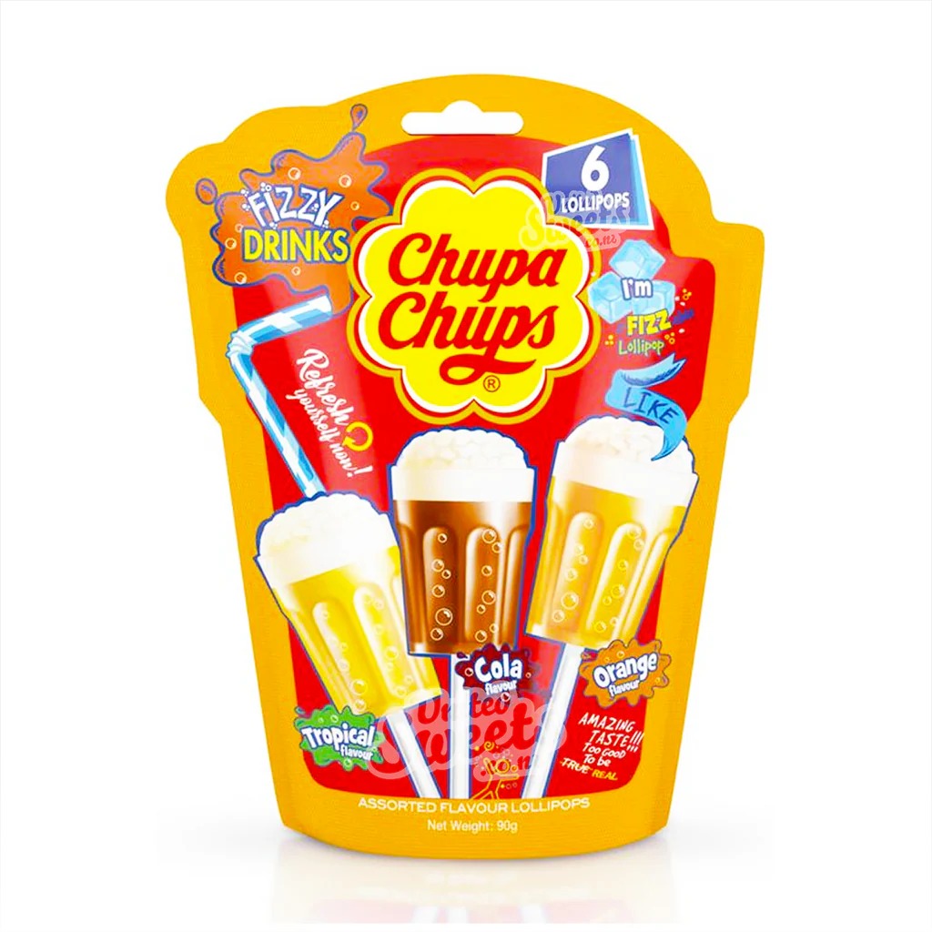 Chupa Chups 3D Fizzy Drinks 6pcs