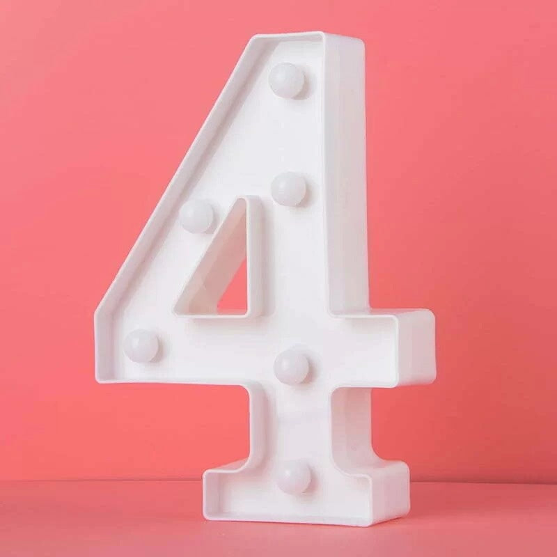 Led Number Light - 4