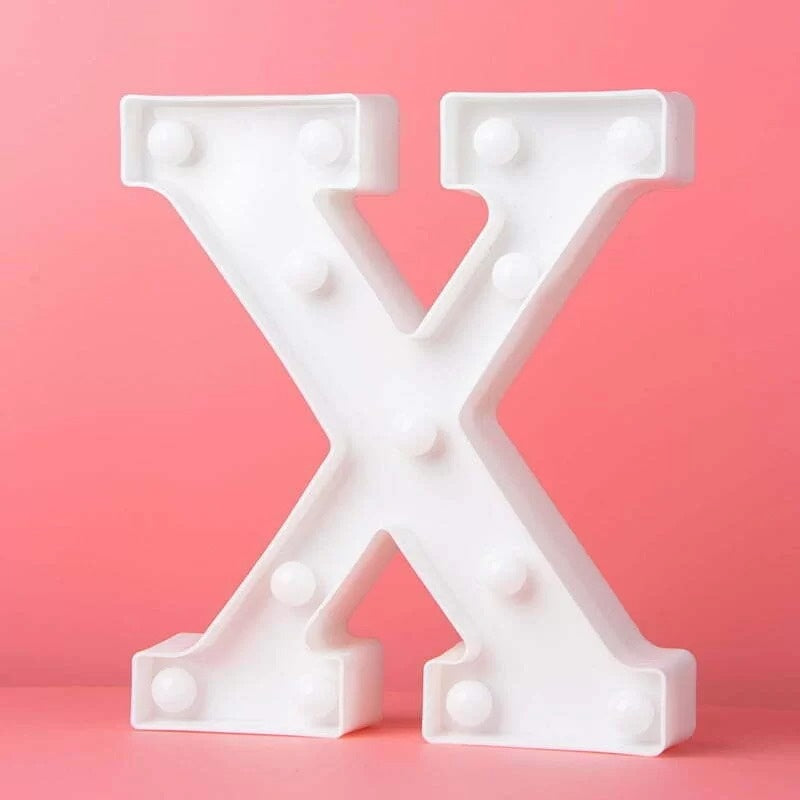 Led Letter Light - X