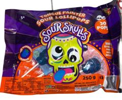 Sour Skulls lollipops 250g