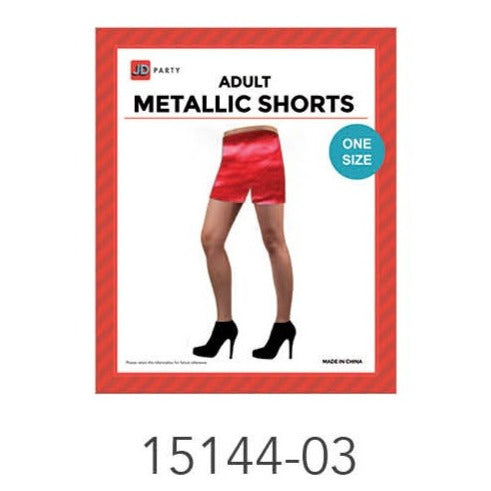 Metallic Shorts (Red) image 0