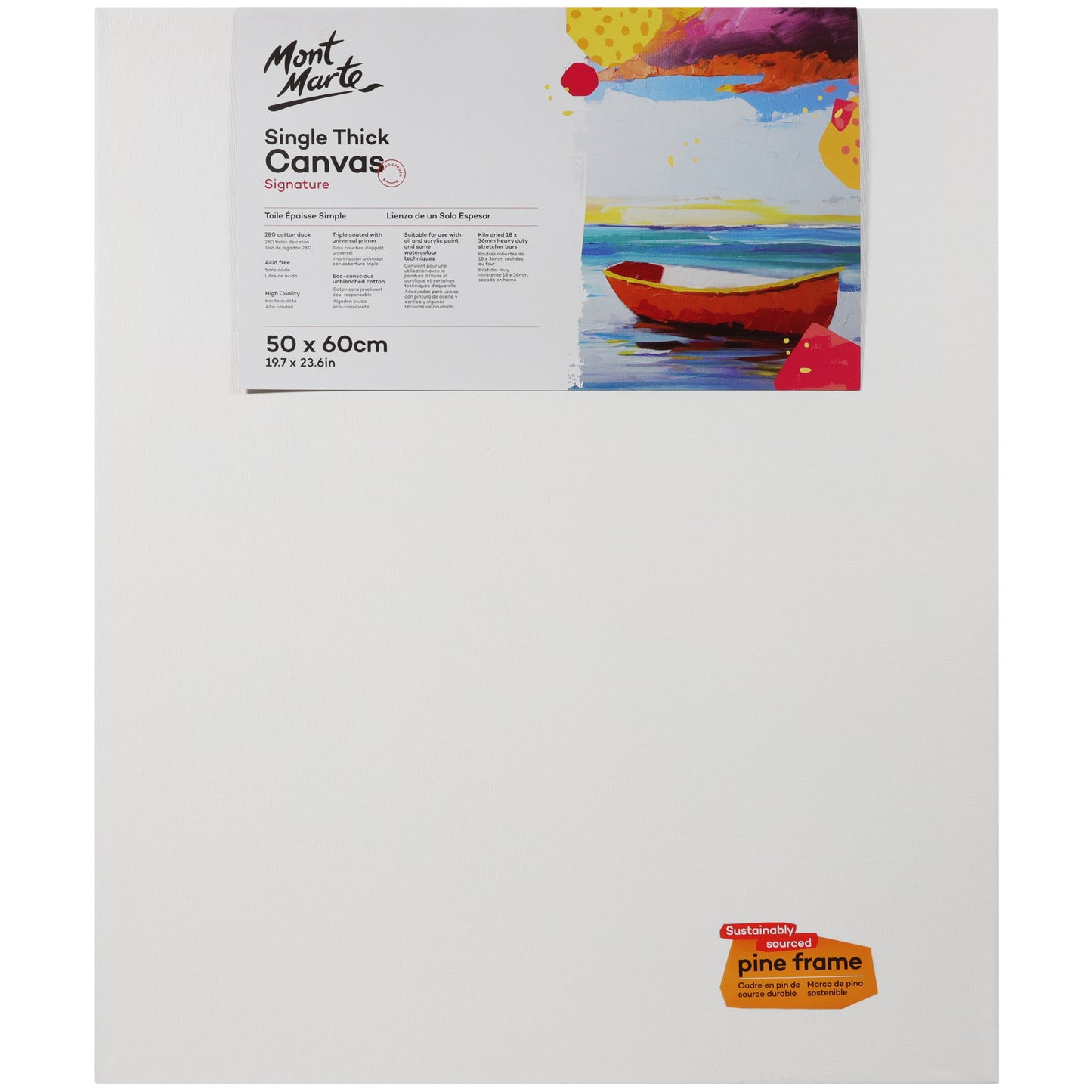Signature Canvas Pine Frame S.T. 50x60cm image 0