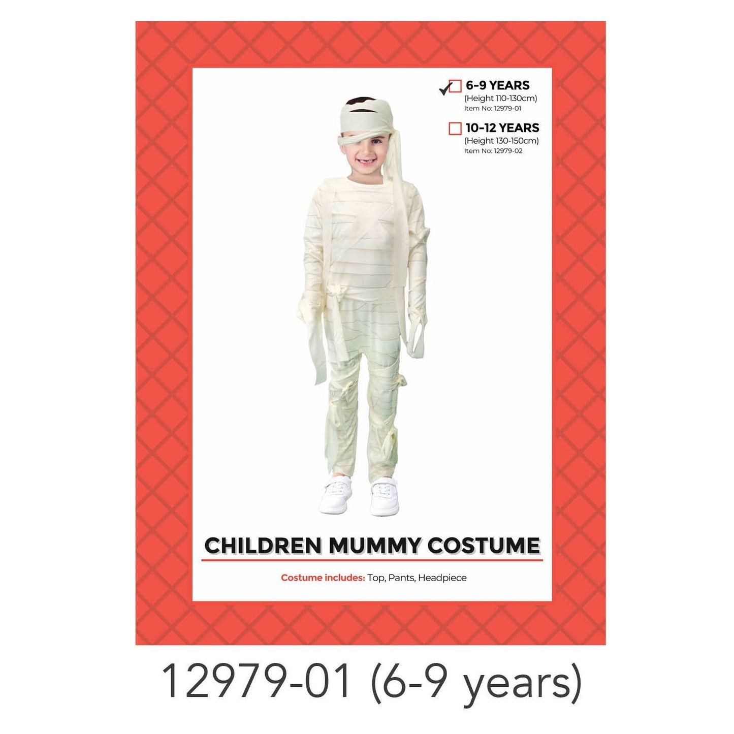 Children Mummy Costume 6-9 years image 0
