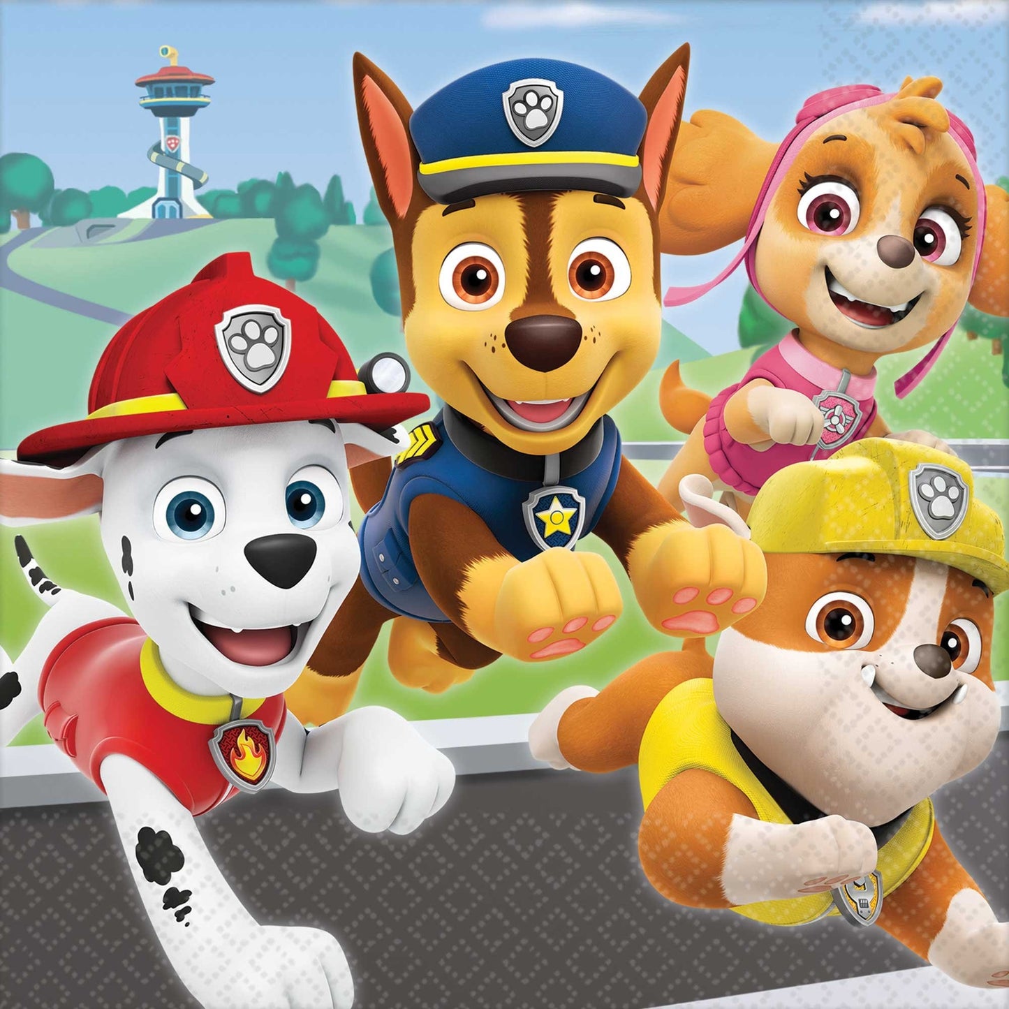 16 Paw Patrol Adventures Lunch Napkins image 0