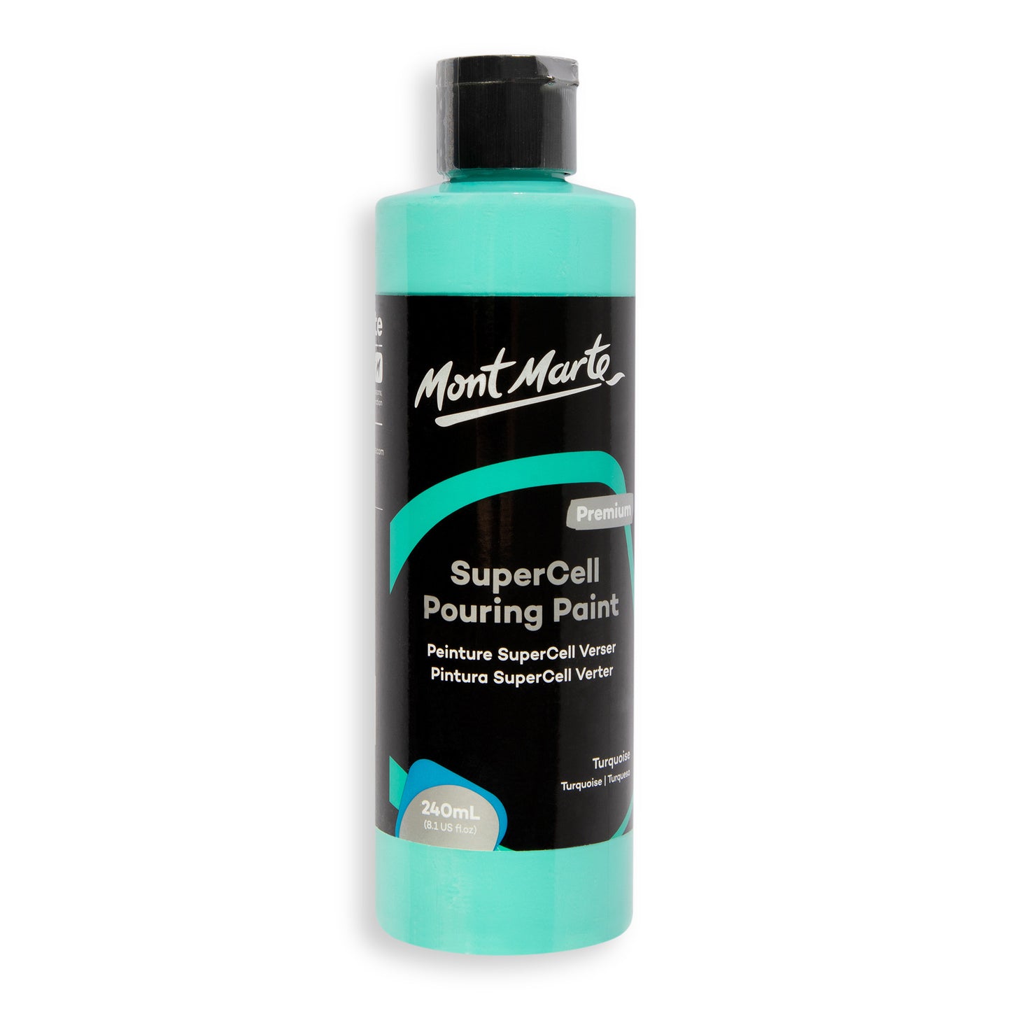 SuperCell Pouring Paint 240ml - Turquoise image 0