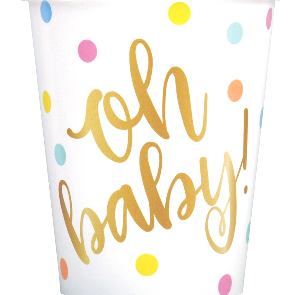 Oh Baby 270ml Cups 8pk