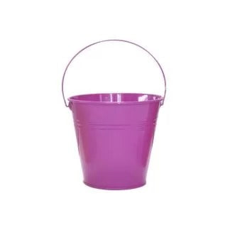 Mini Galvanized Bucket - Fuchsia image 0
