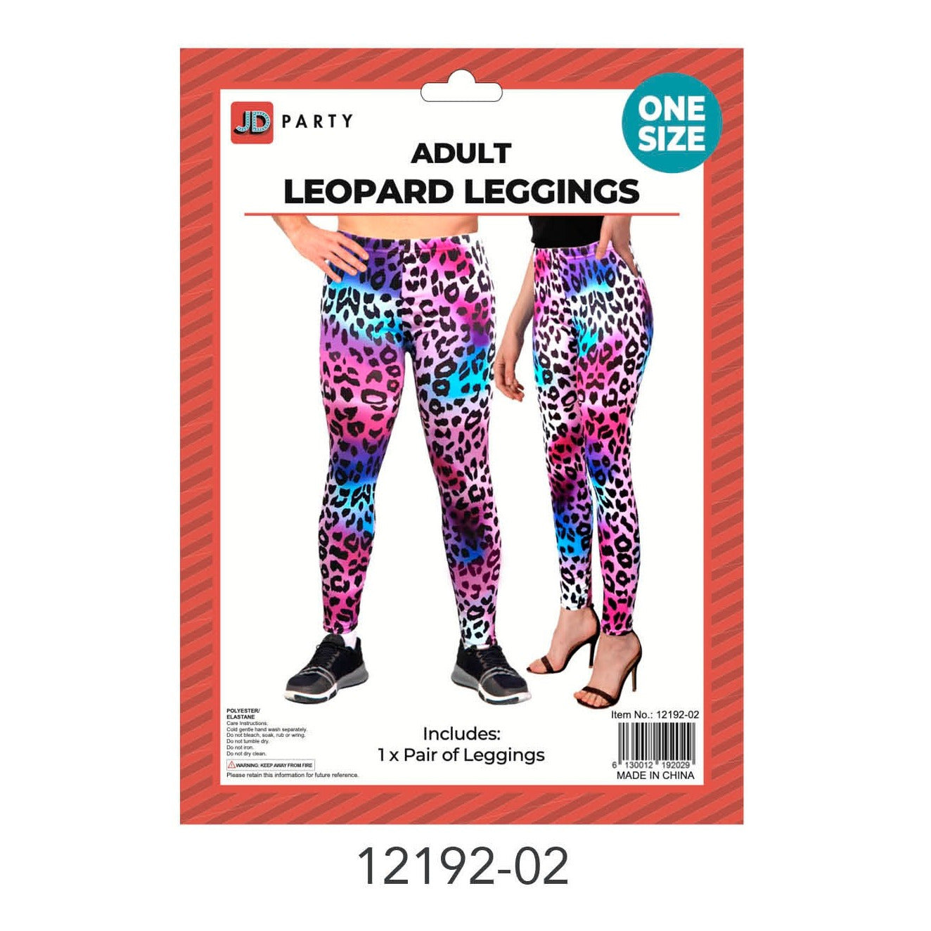 Printed Leggings (Pink Leopard) image 0