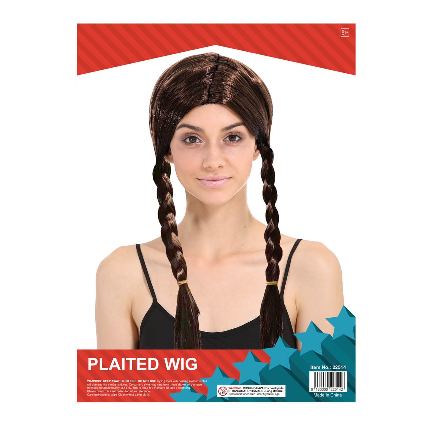 Plaited Wig (Brown) image 0