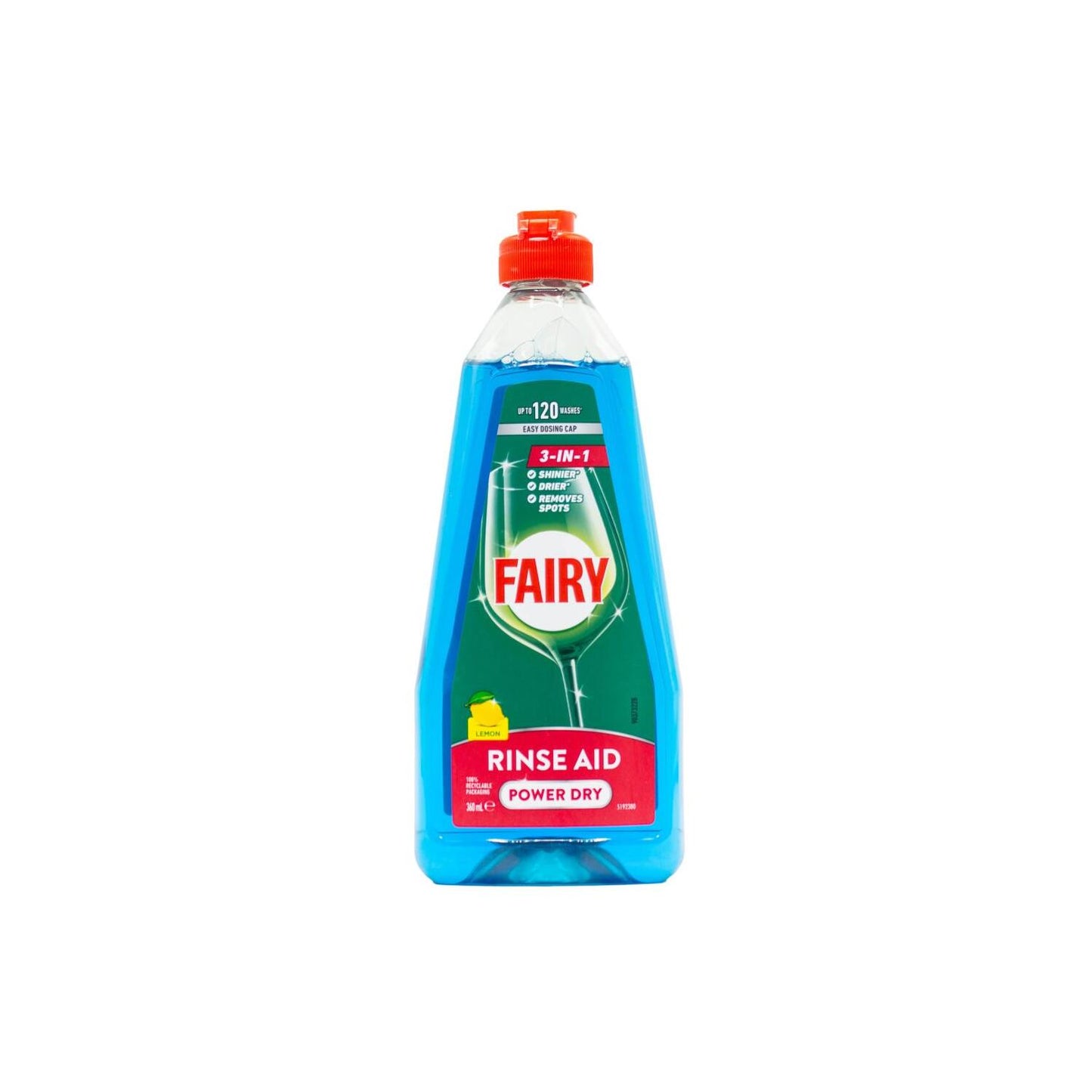 FAIRY 360mL RINSE AID 3 IN 1 POWER DRY LEMON