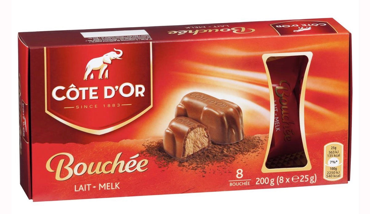 Cadbury Cote D’Or Bouchee Milk Chocolate 8 pack 200g