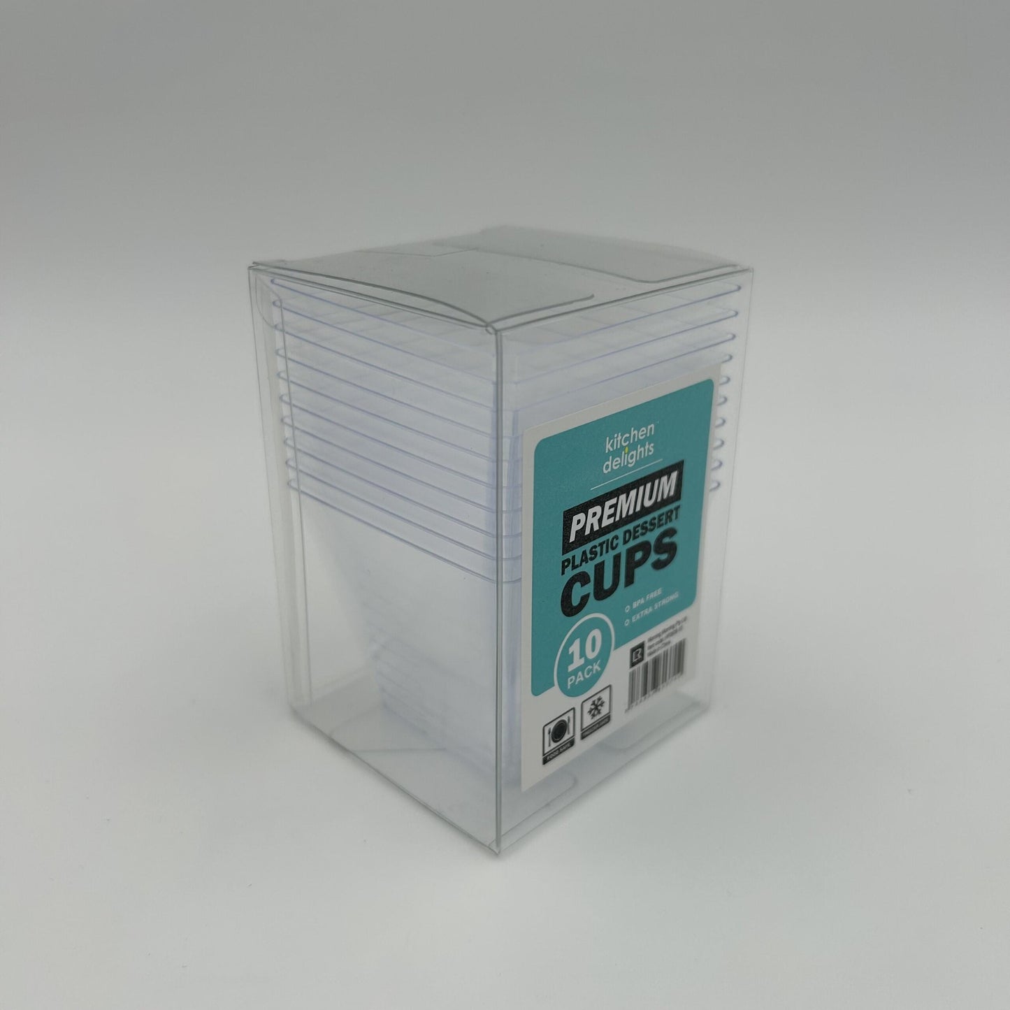 Small Square Dessert Cup 10pk image 0