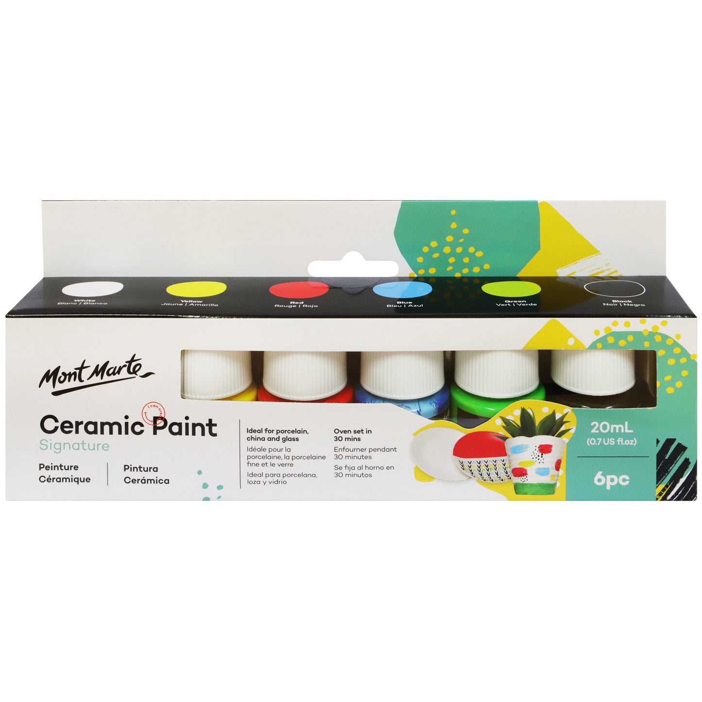 Ceramic Liquid Paint 6pc x 20ml image 0