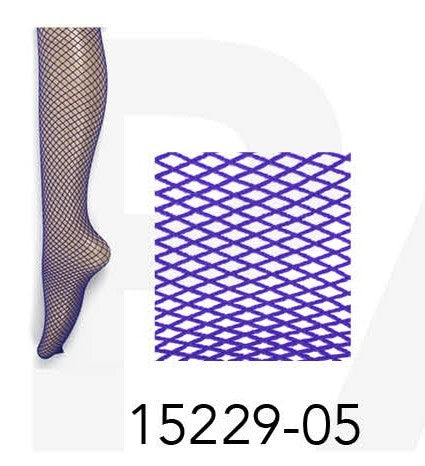 Fishnet Pantyhose (Purple) image 0