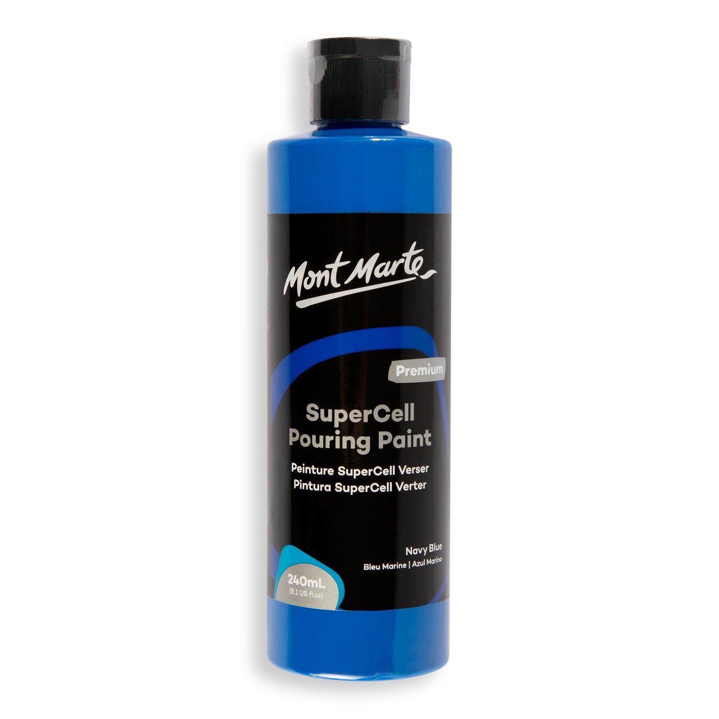 SuperCell Pouring Paint 240ml - Navy Blue image 0