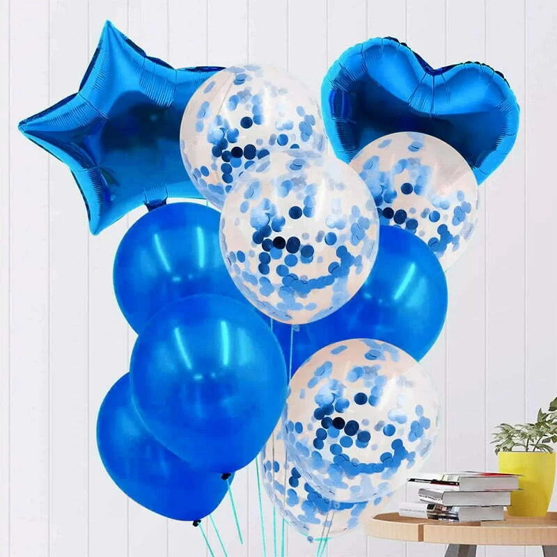14 pc Balloon Set - Blue image 0