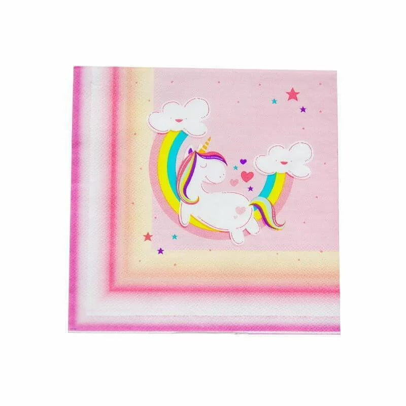 16 Unicorn Napkins image 0