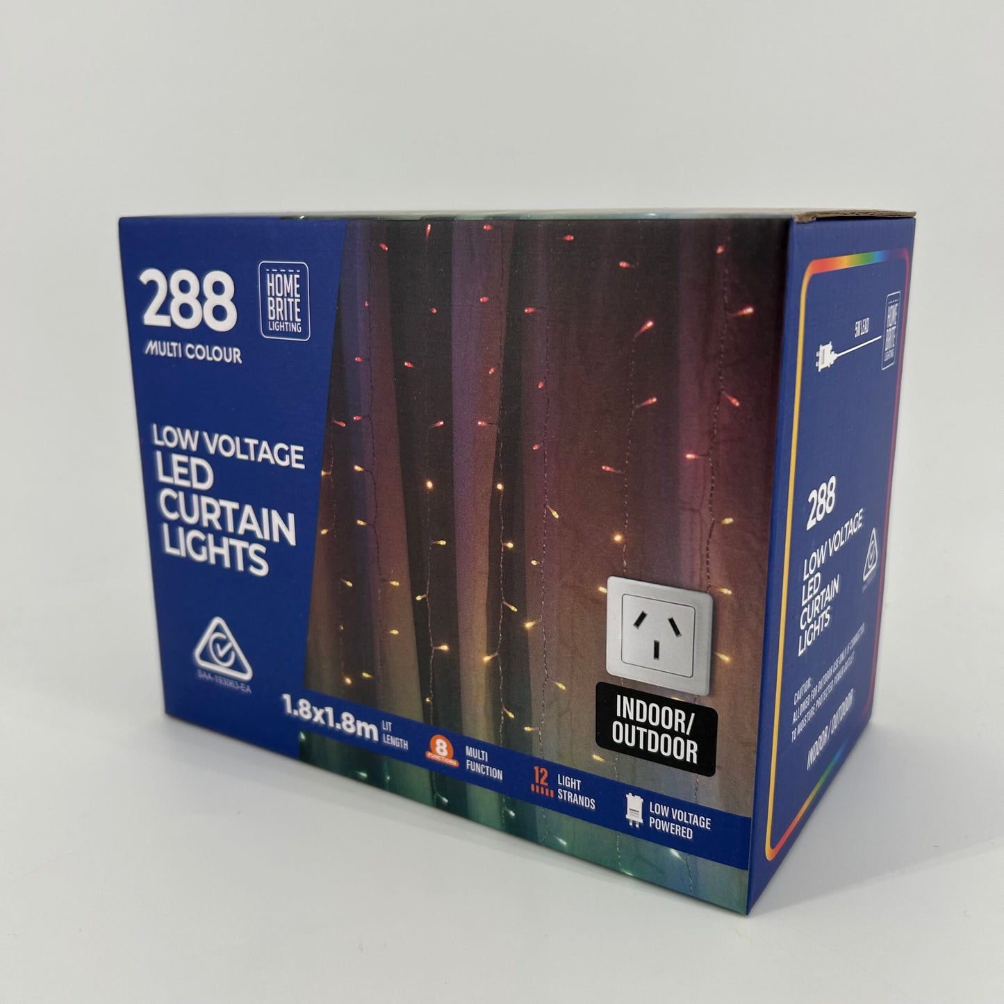 LED Curtain Rainbow 1.8x1.8m image 0