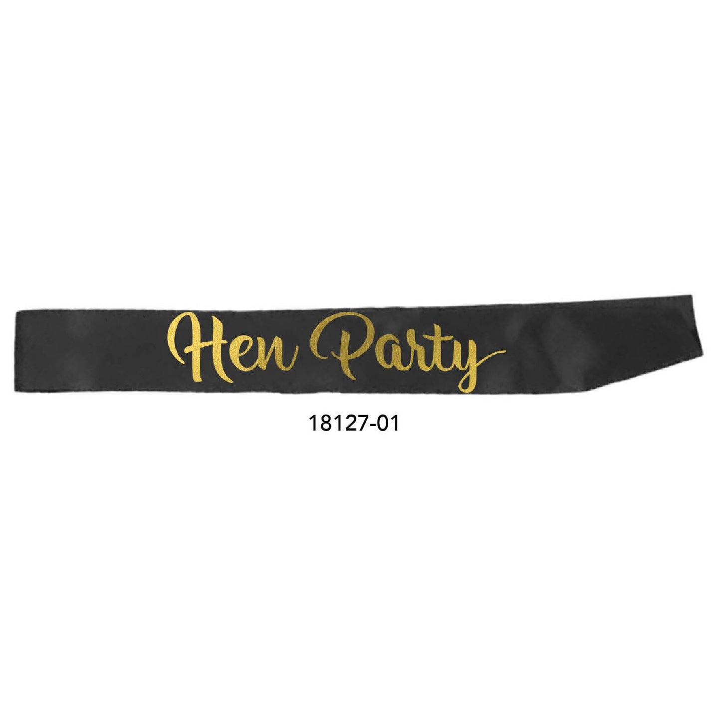 Party Sash (Hens Party) (Black) image 0