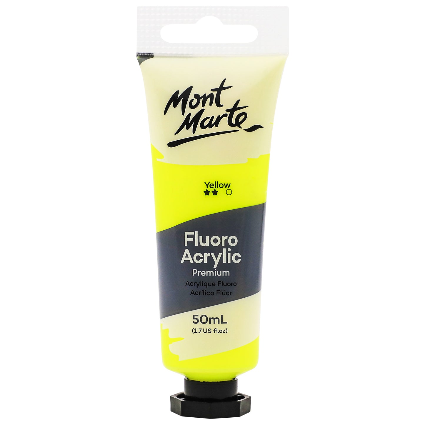 Fluoro Acrylic Paint 50ml - Yellow image 0