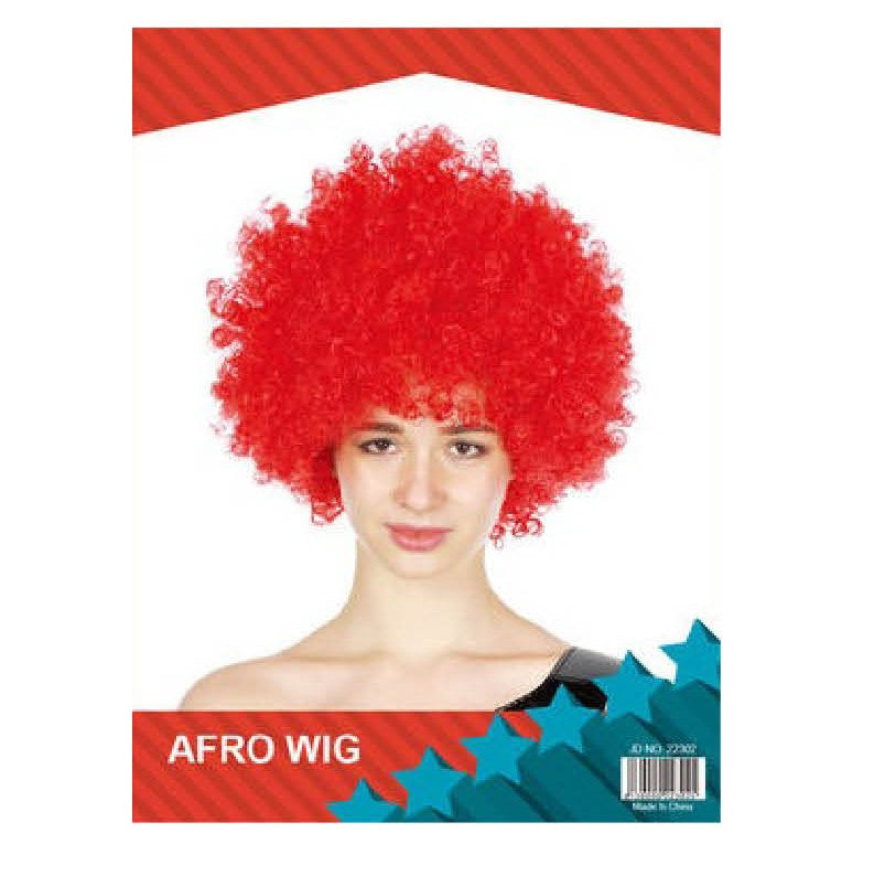 Afro Wig Red image 0