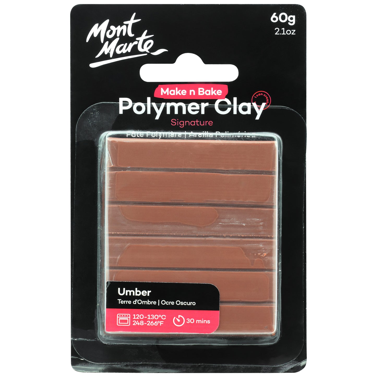 Make n Bake Polymer Clay 60g - Umber image 0