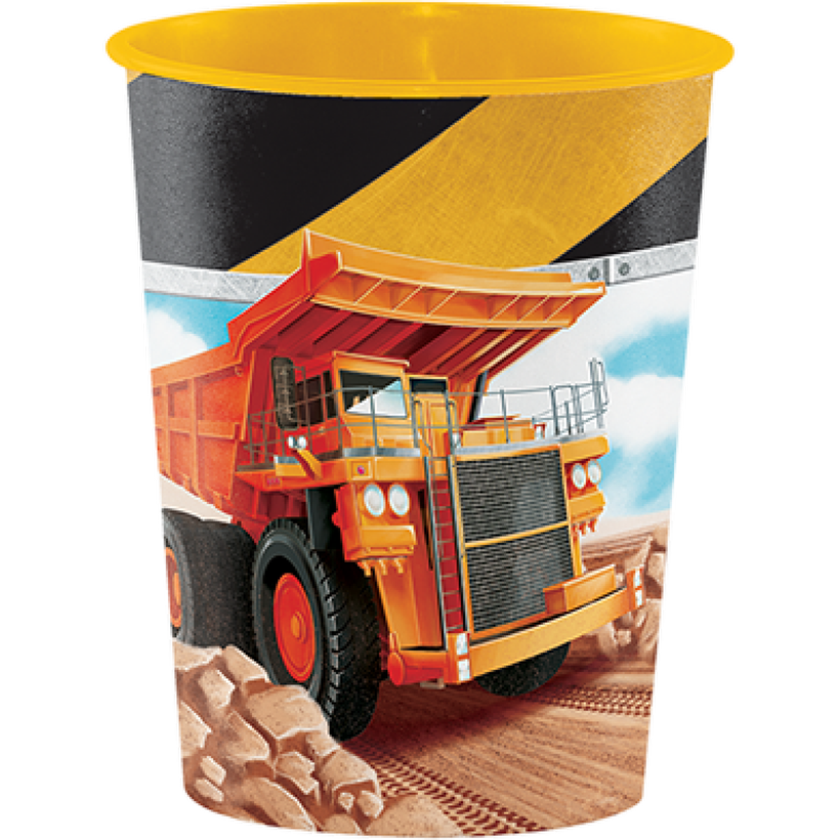 Big Dig Construction 16oz Plastic Favour Cup