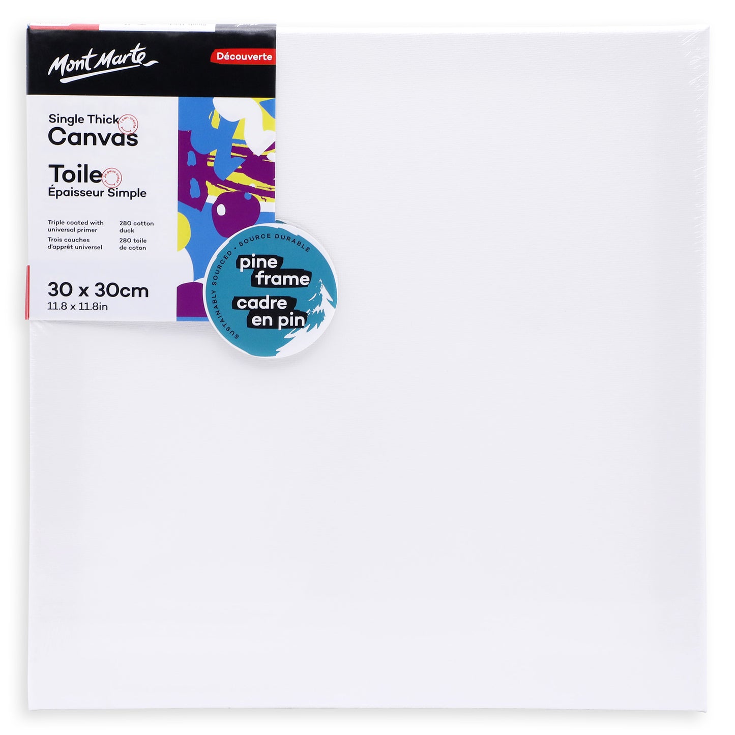 Discovery Canvas Single Thick 30x30cm