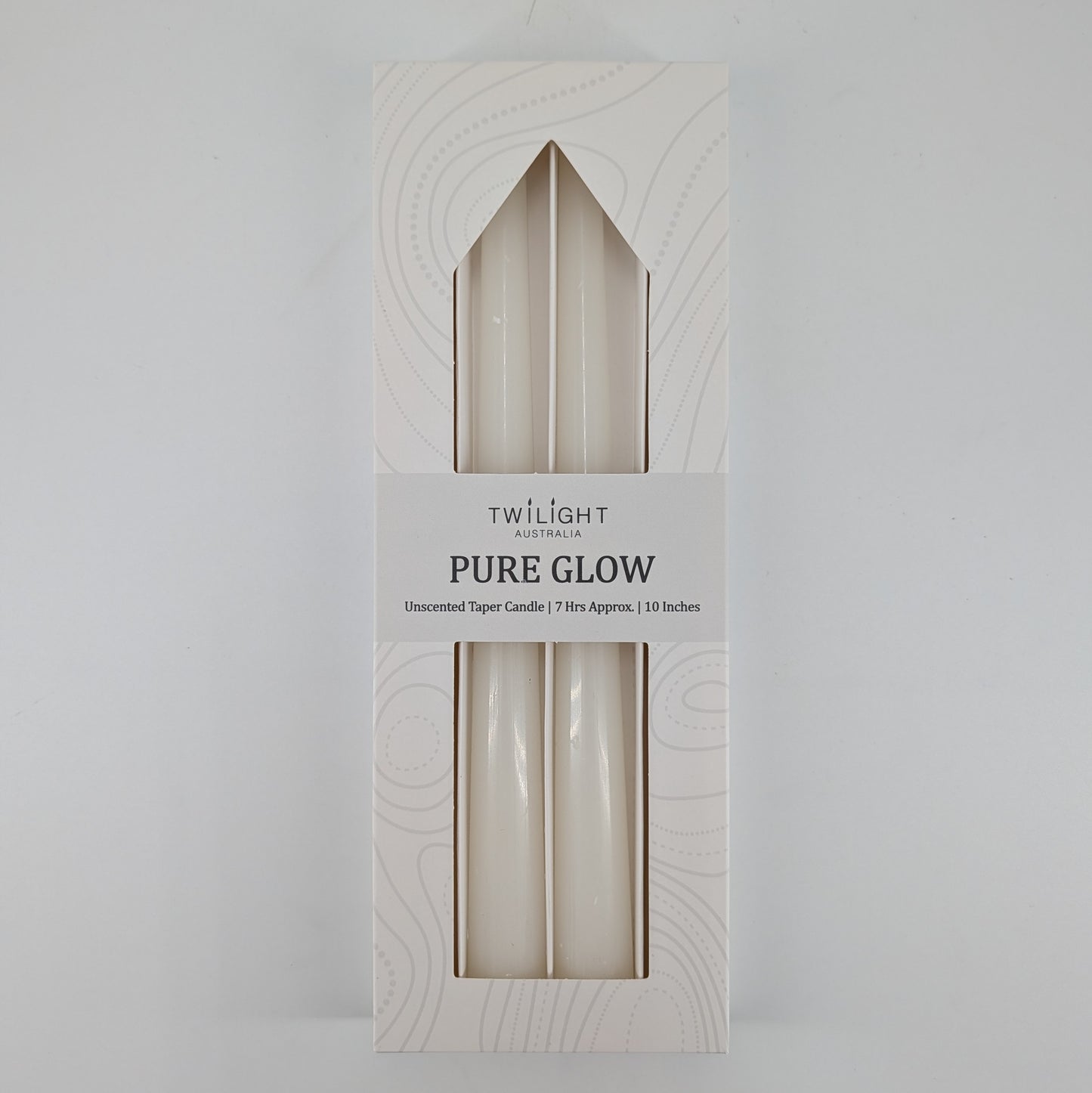 Taper Candle 4pcs 10" - White