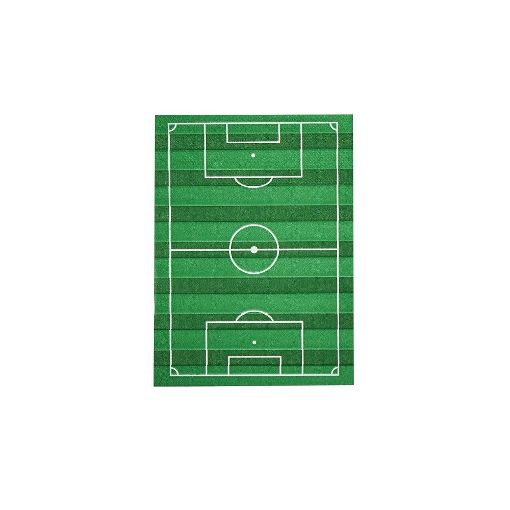 It's a Goal Football Pitch Shaped Napkins 16pk