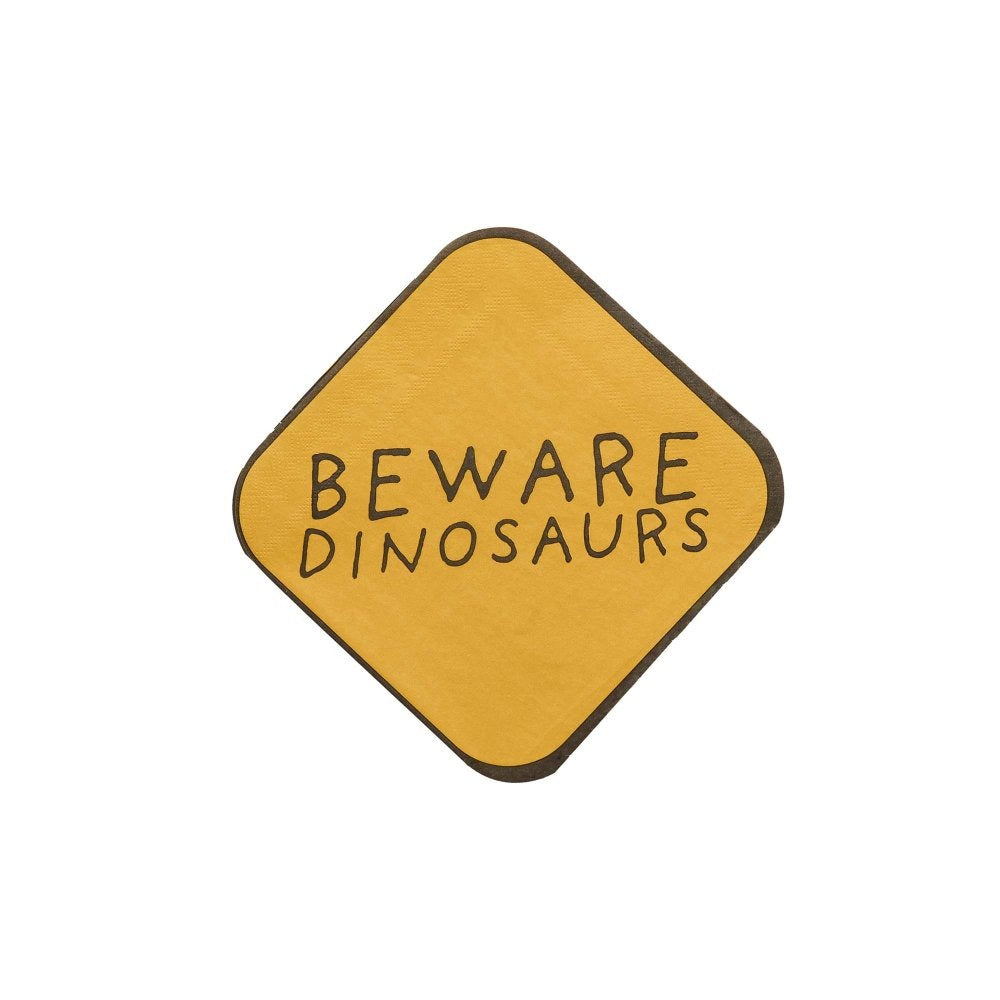 Dinosaur Party Beware Lunch Napkins 16pk