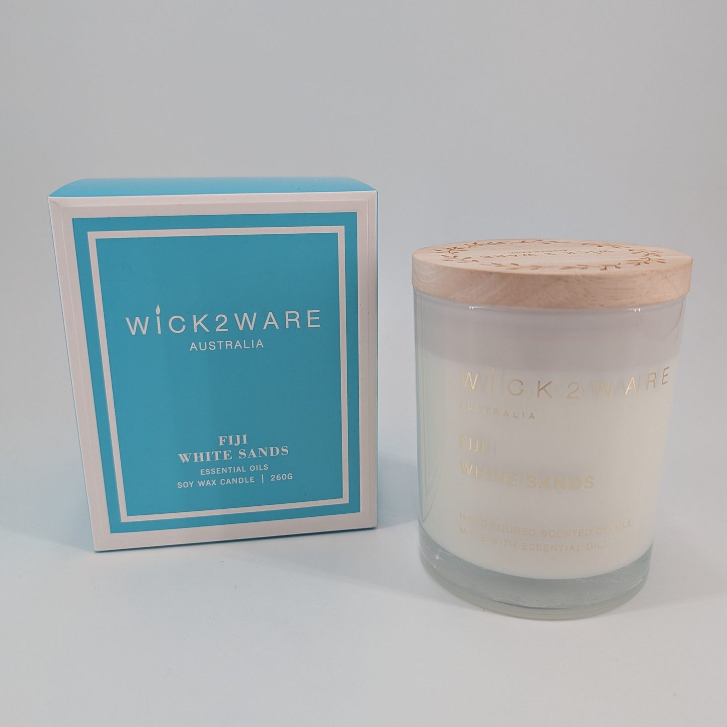 Soy Candle Jar 260g - Fiji White Sands