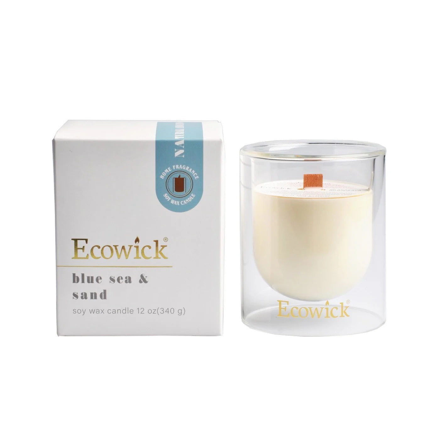 Soy Lantern Candle Jar 300g -BlueSand