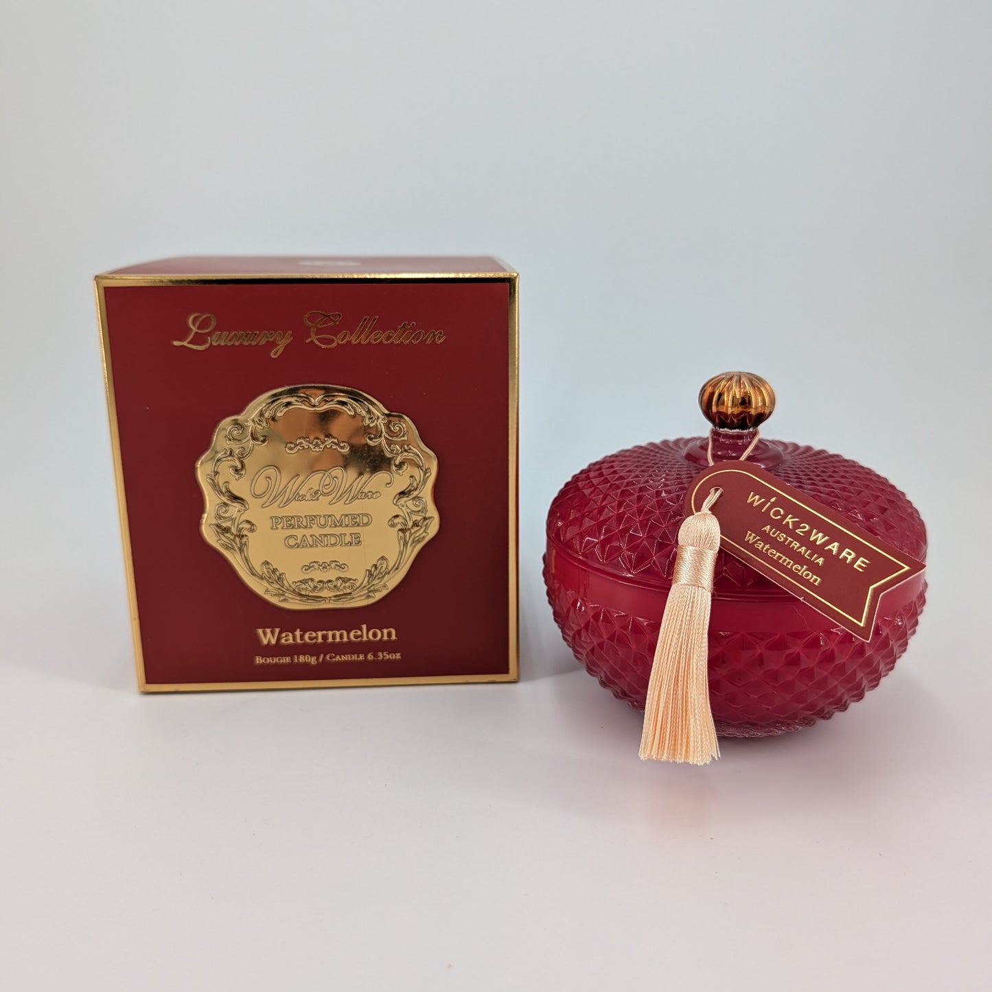 Soy Sphere Candle Jar - Watermelon