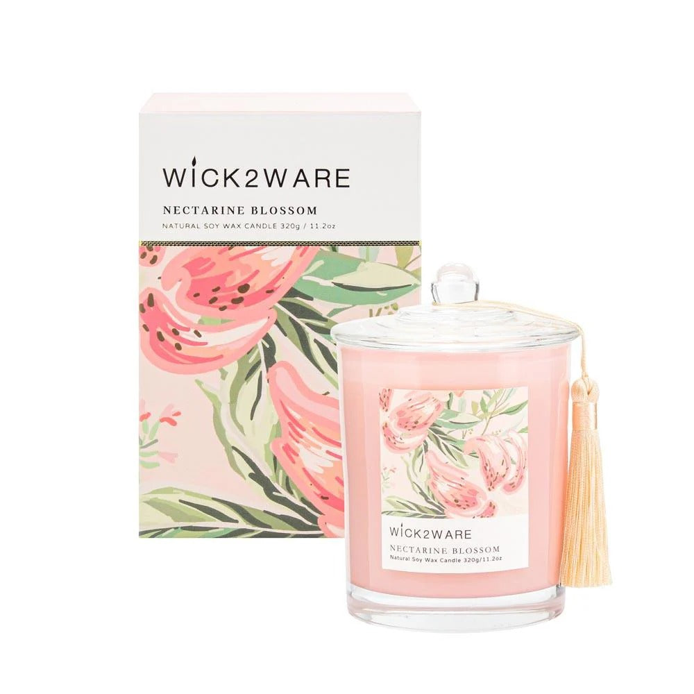 Soy Candle Jar 320g - Nectarine Blosom