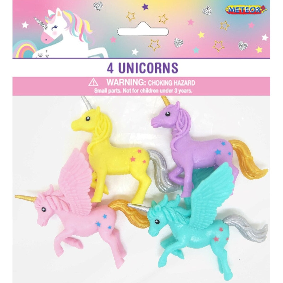 Party Favors - 4pk Unicorns
