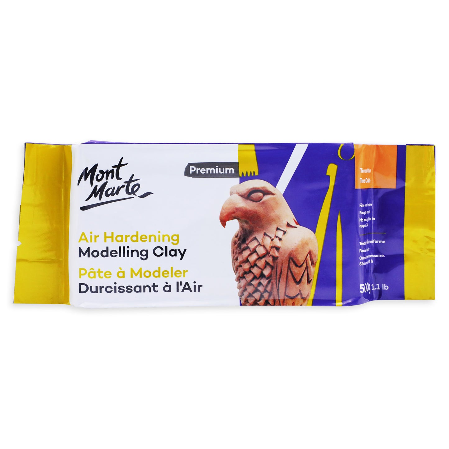 Air Hardening Modelling Clay 500g - Terracotta