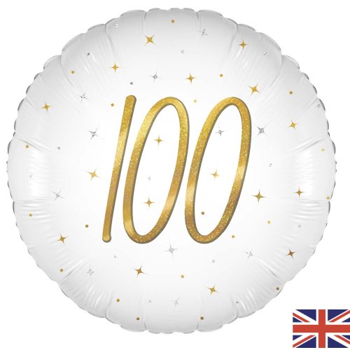 Foil Balloon 100 Elegant Sparkle White 18inch foil balloon 100