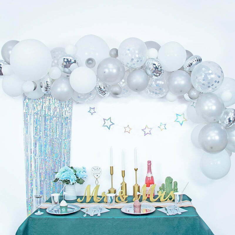 Balloon Garland set - Silver image 0