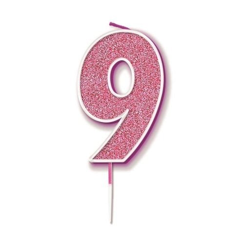 CANDLE GLITTER #9 PINK image 0