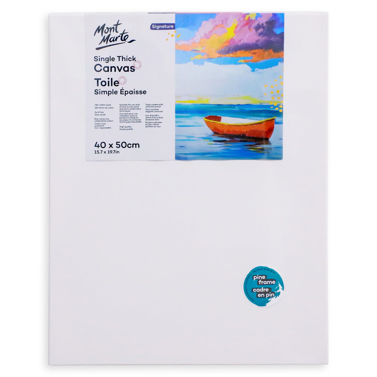 Signature Canvas Pine Frame S.T. 40x50cm image 0
