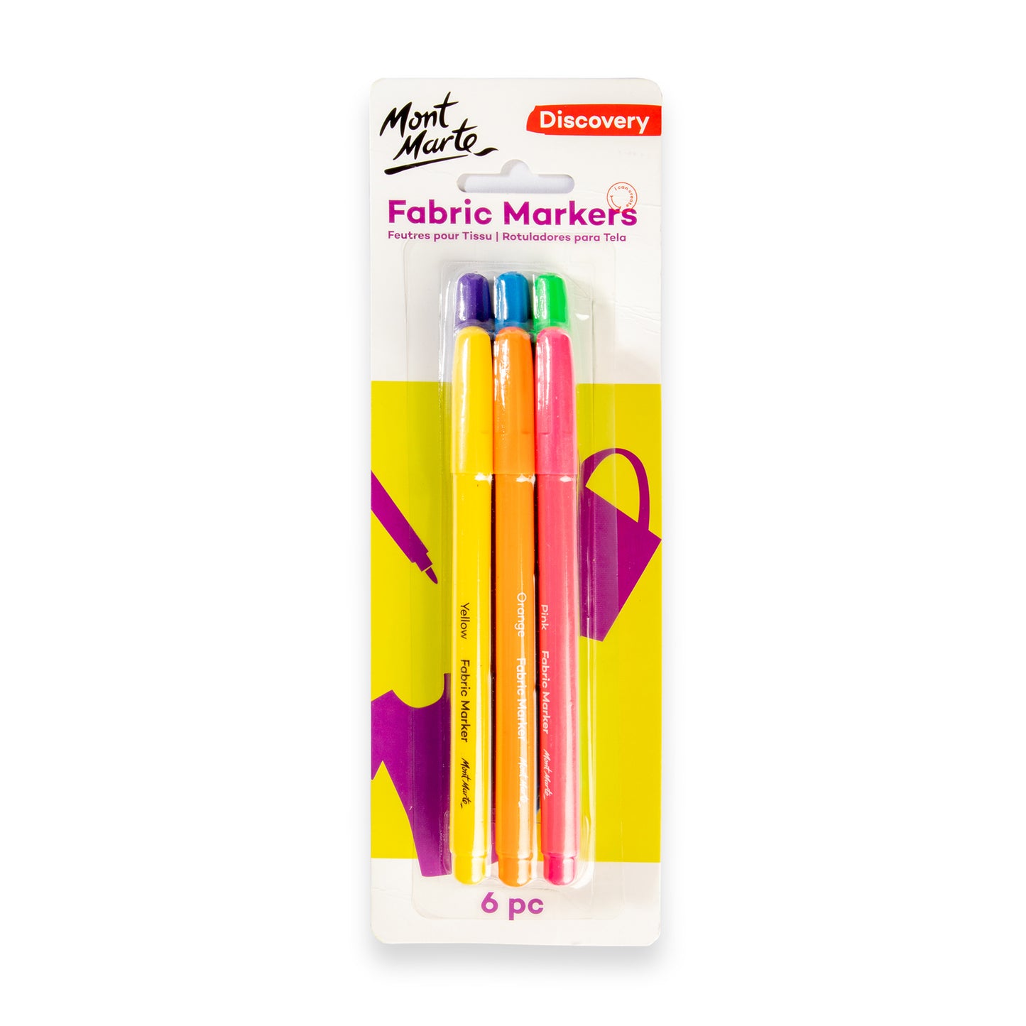 Fabric Markers 6pc image 0