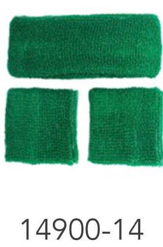 Headband & Wristband Set (Emerald Green) image 0